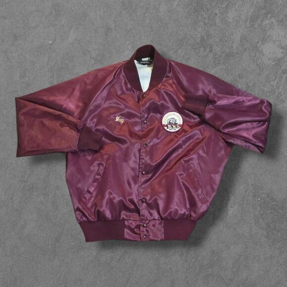 Vintage WBCII Airstream Club International Nylon Varsity Jacket XXL - Picture 1 of 5